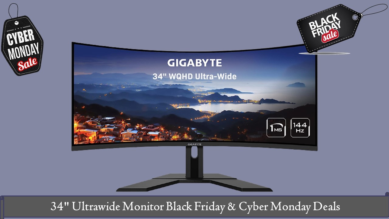 34 Ultrawide Monitor Black Friday & Cyber Monday