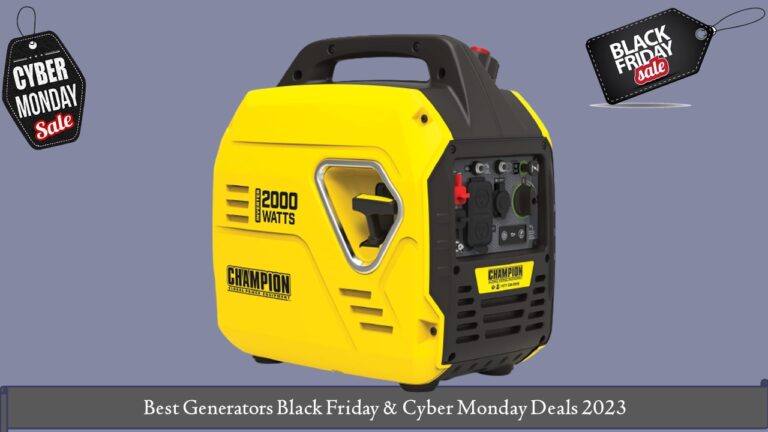 Best Generators Black Friday & Cyber Monday Deals