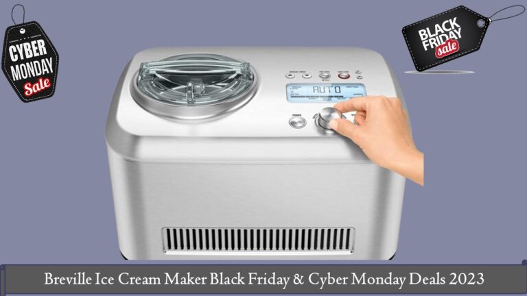 Breville Ice Cream Maker Black Friday