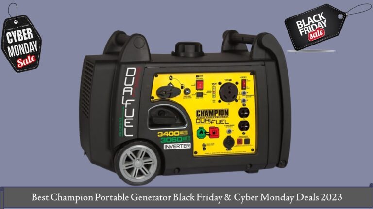 Champion Portable Generator Black Friday & Cyber Monday