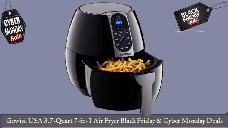Gowise USA 3.7-Quart 7-in-1 Air Fryer Black Friday
