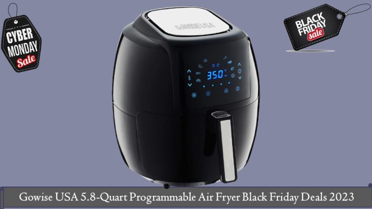 Gowise USA 5.8-Quart Programmable Air Fryer Black Friday