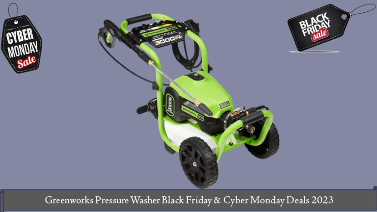 Greenworks Pressure Washer Black Friday & Cyber Monday